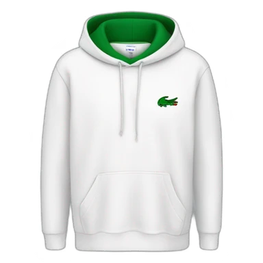 Lacoste tênis friends with white lacoste hoodie sticker