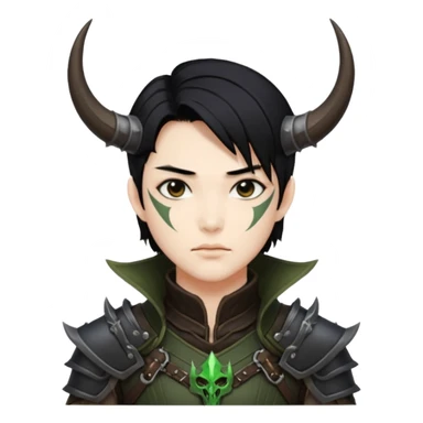 jinu from kpop demon hunters sticker