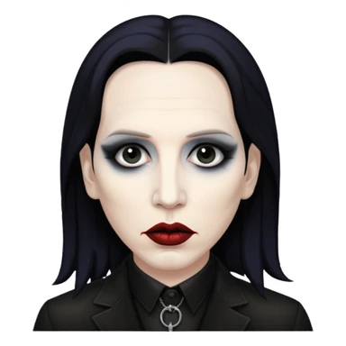 Merlin Manson sticker