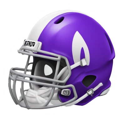 Football helmet car sticker