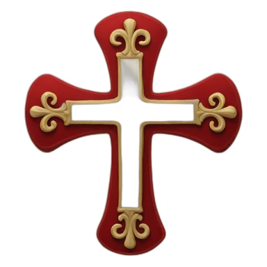 Cross of malta sticker