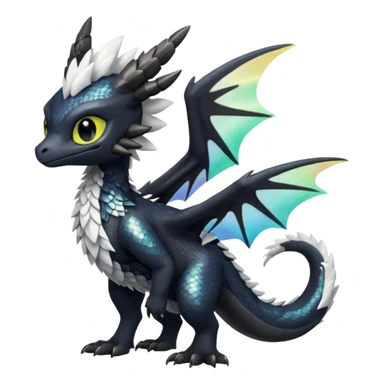 Shiny  Toothless-Trico-Silvally-Fakémon-hybrid-creature (full body)  sticker