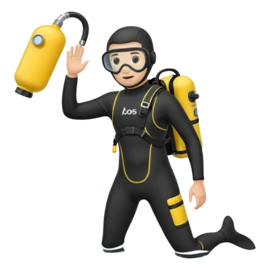 diver wetsuit only wetsuit sticker