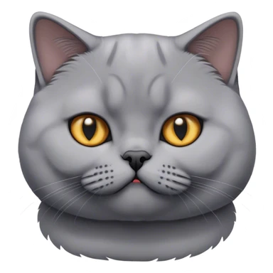 british shorthair cat interrogation  sticker