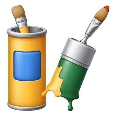 artist paint tube  sticker