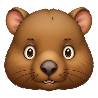 Wombat’s face sticker