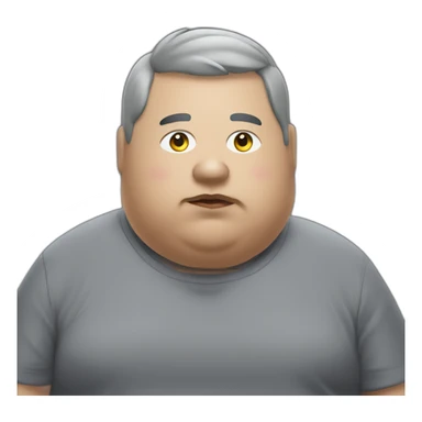 Fat Russian grey cut with golden eyes sitting like a person playing PlayStation 5 sticker
