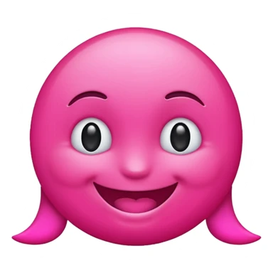 make a discord emoji role that is bright hot pink, almost neon for someone who host events- non gender specified sticker