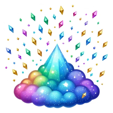 tiny sparkling glitter dust scattered in the air, shining brightly, floating and spreading. Glossy, smooth, soft shadows, white background.



 sticker
