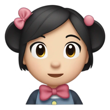 Mickey and Minnie tsum tsum sticker