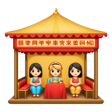 cherish festival booth sticker