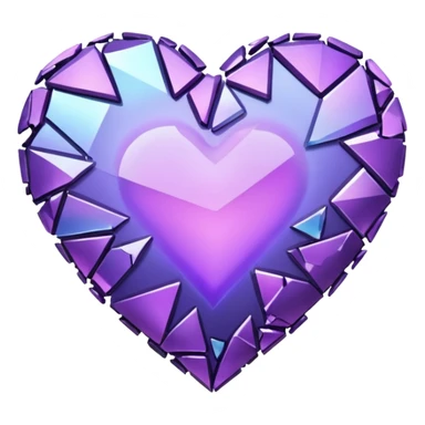 Purple Heart broke sticker