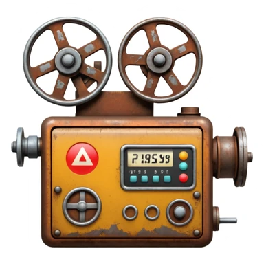 1980s machinery and equipment sticker