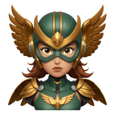 Hawkgirl from Justice League sticker