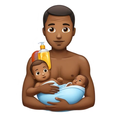 p diddy with baby oil sticker