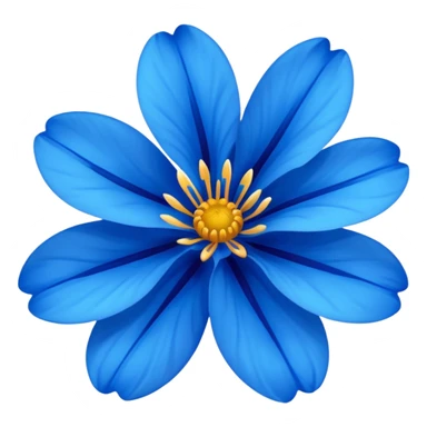 Flor azul sticker