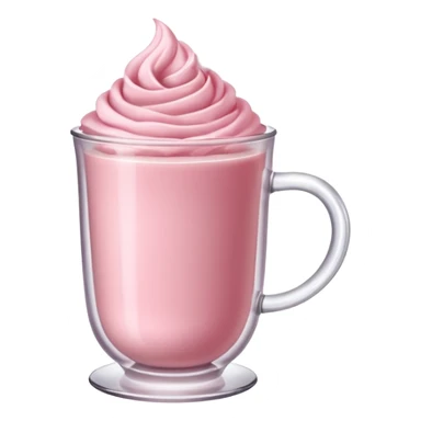 rose hot milk tea sticker