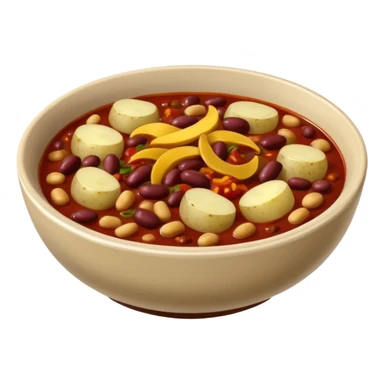  chili, beans and potatoes.  sticker