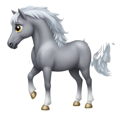 dapple gray pegasus sticker