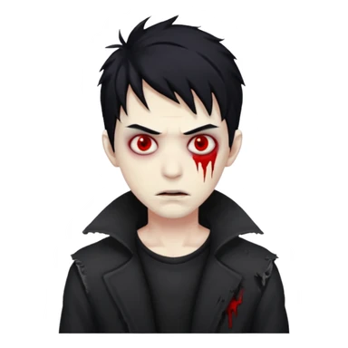 male ghoul (tokyo ghoul) sticker