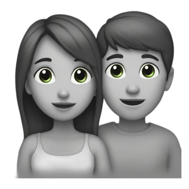 boy-and-girl-are-kissing sticker