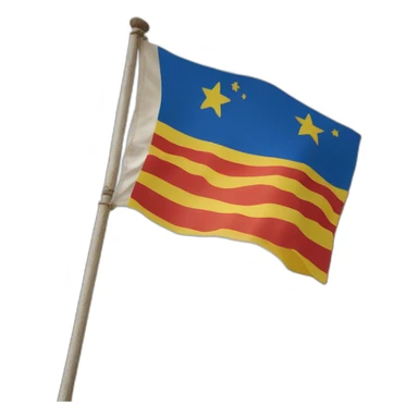 The flag of vendée sticker