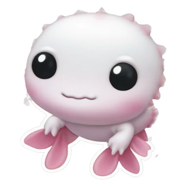 axolotl sanrio sticker