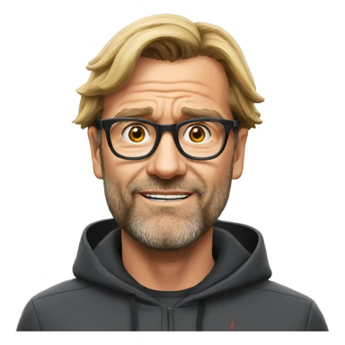 Klopp dizzy head sticker