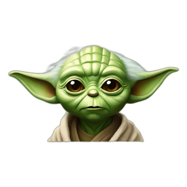 Yoda smok sticker