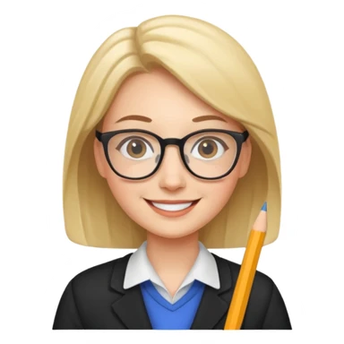 cute teacher sticker