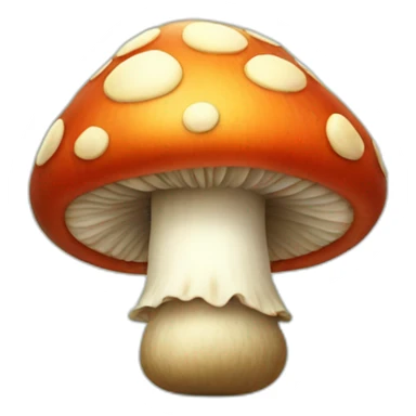 mushroom wearing crown sticker