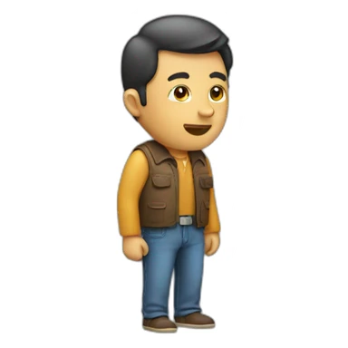 A man without Money in the pocket sticker