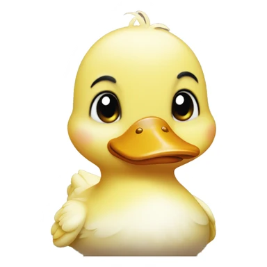 Cuty little duck sticker