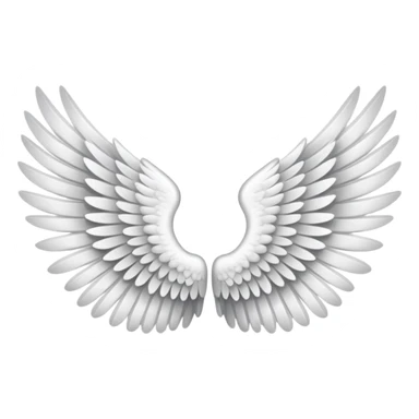 Pair of wings sticker