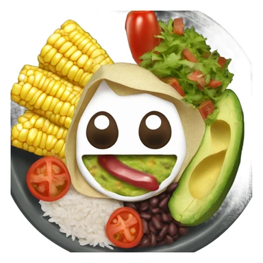 Chaotic chipotle bowl  sticker