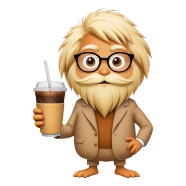 Lorax with an iPhone and an iced sticker