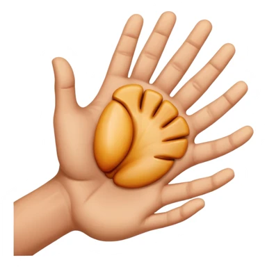 Palm in the stomach sticker