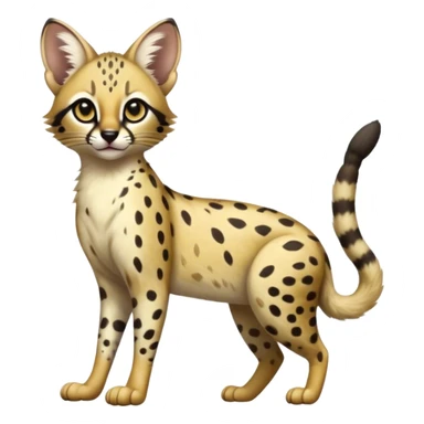 Serval-Genet-Civet-Marsupial-Ocelot-hybrid, full body sticker