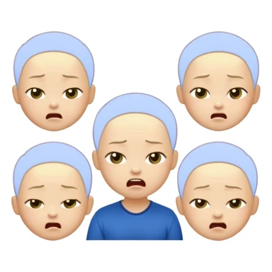 FOURTH NATTAWAT in a blonde bald hair
Convert the image into a set of chibi stickers (4x4 grid) outfit similar to this one including expressions of laughing being
angry,
crying, sulking, thinking, being sleepy, blowing kiss,winking, being suprised
 sticker