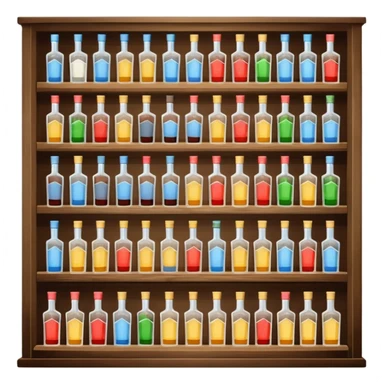 liquor store shelf sticker