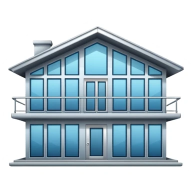 House made from the 2000s era sticker