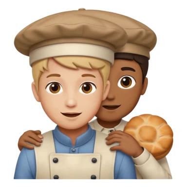Piggy back baker sticker