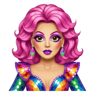 drag queen pride sticker