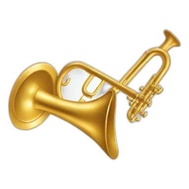 Trombone qui écoute de la musique  sticker