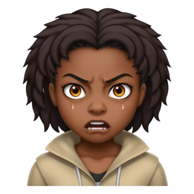 tsion angry black girl ragebait sticker