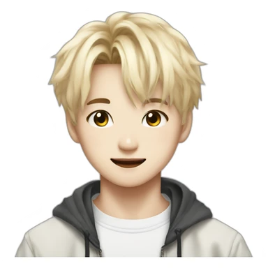 Bangchan Blond straykids sticker