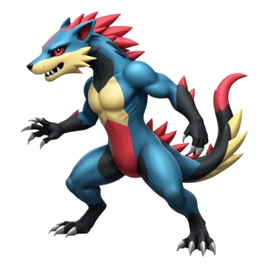 Zeraora-Obstagoon-Salandit-fusion sticker