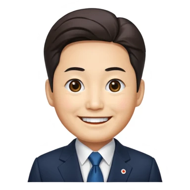 President of Korea sticker