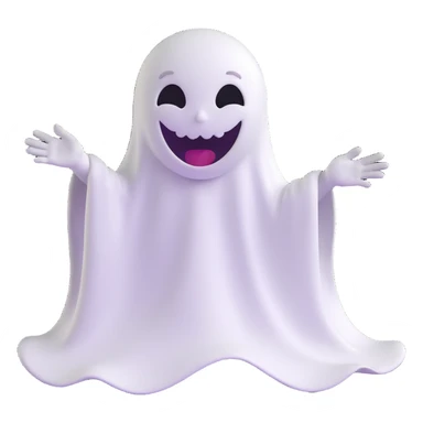 girl ghost laughing menacingly sticker