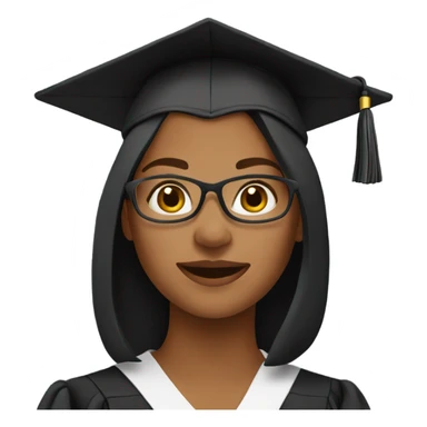  female graduate sticker